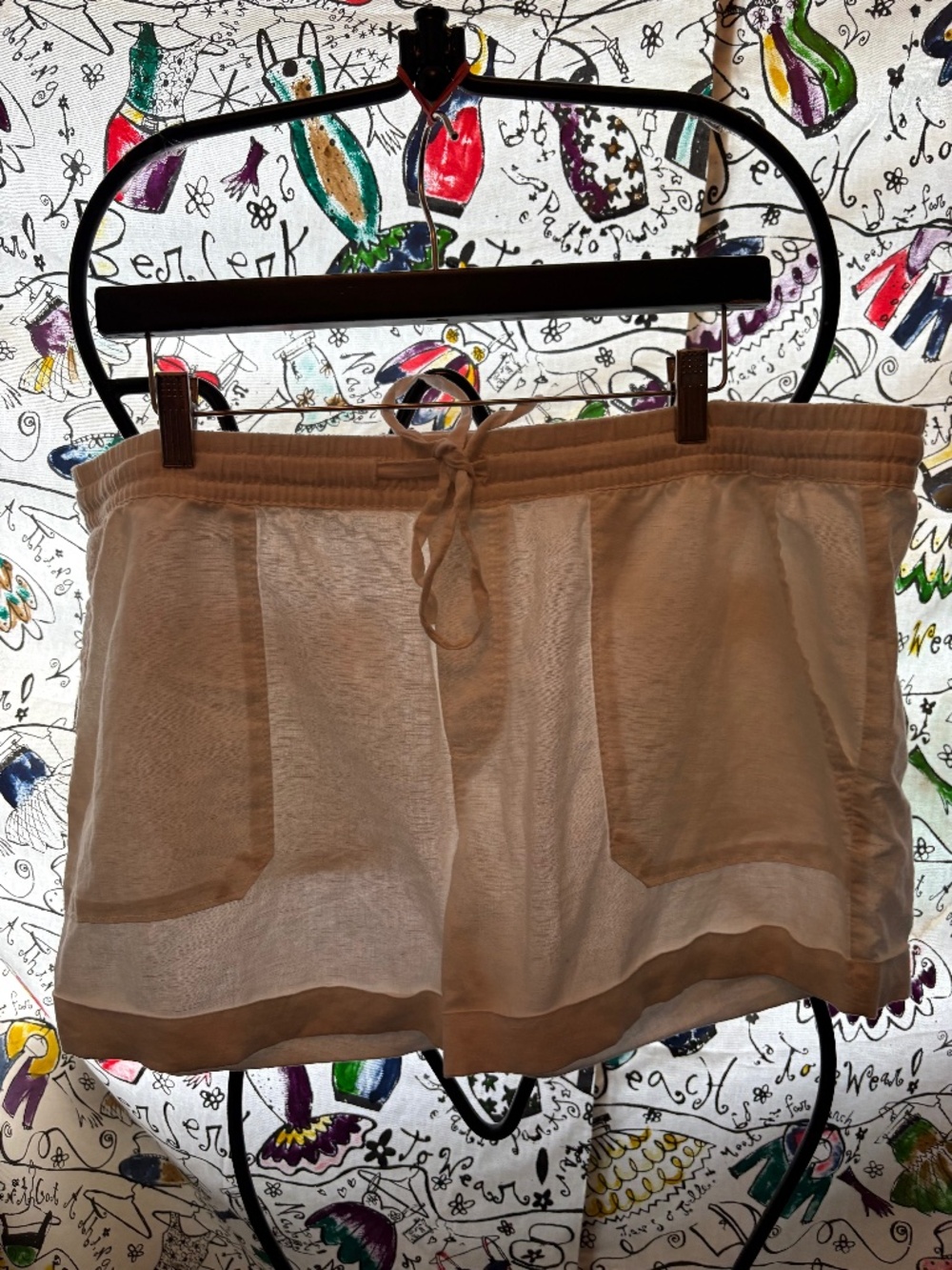 Joe Fresh Cotton/ Linen Drawstring Shorts.